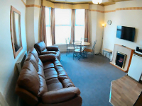 Blackpool Holiday Flats - Apartment 1 Lounge, Widescreen Smart TV, Freeview